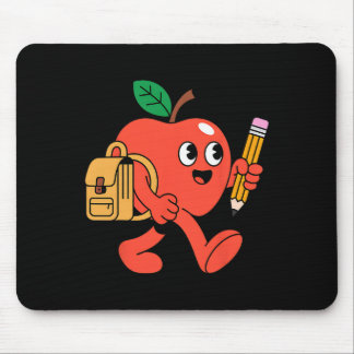 Tapis De Souris Joli Apple Retourne À L'école