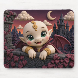 Tapis De Souris Joli bébé vampire, mythique