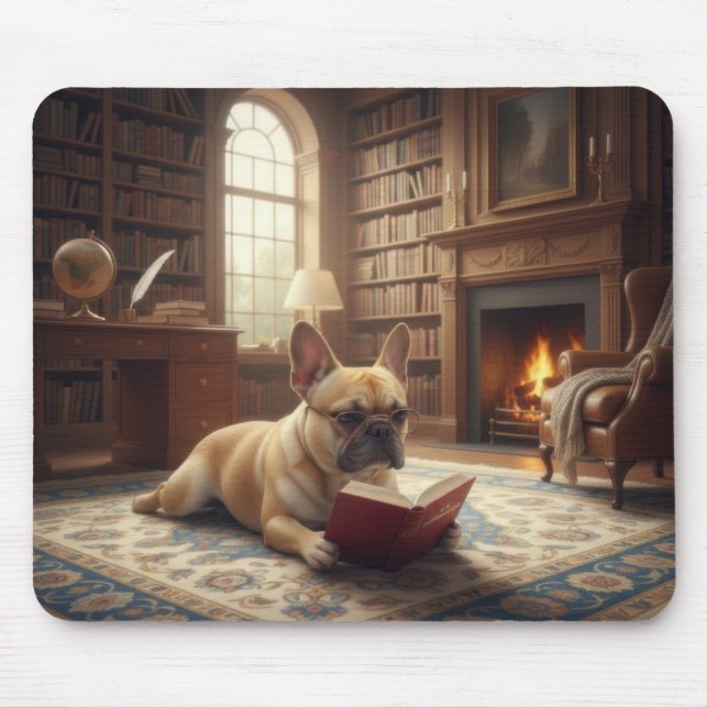 Tapis De Souris Joli Bouledogue Français (Devant)