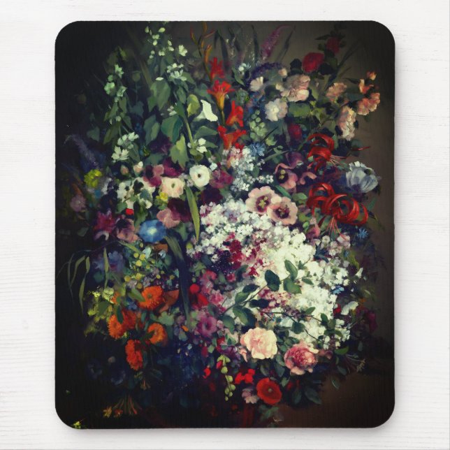 Tapis De Souris Joli bouquet de fleurs dans un vase (Devant)