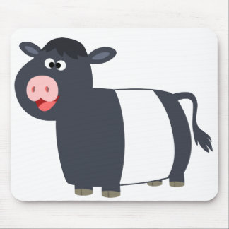 Tapis De Souris Joli Cartoon Ceinturé Galloway Cow Mousepad