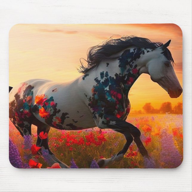 Tapis De Souris Joli cheval (Devant)