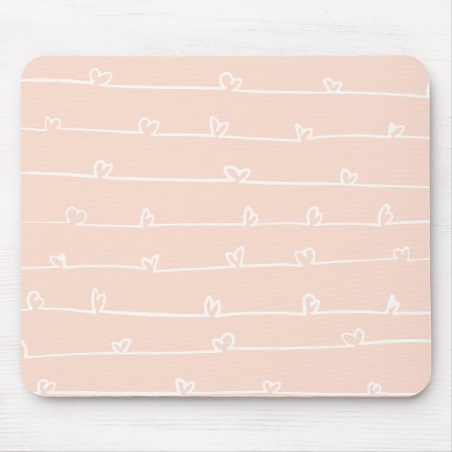 Tapis De Souris Joli cœur (Devant)