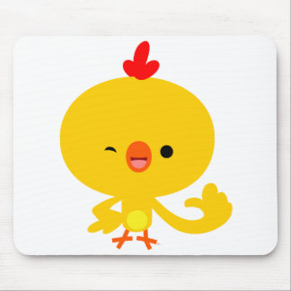 Tapis De Souris Joli Cool Cartoon Poulet Mousepad