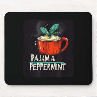 Tapis De Souris Joli Costume de Pyjama et Poivre Menthe