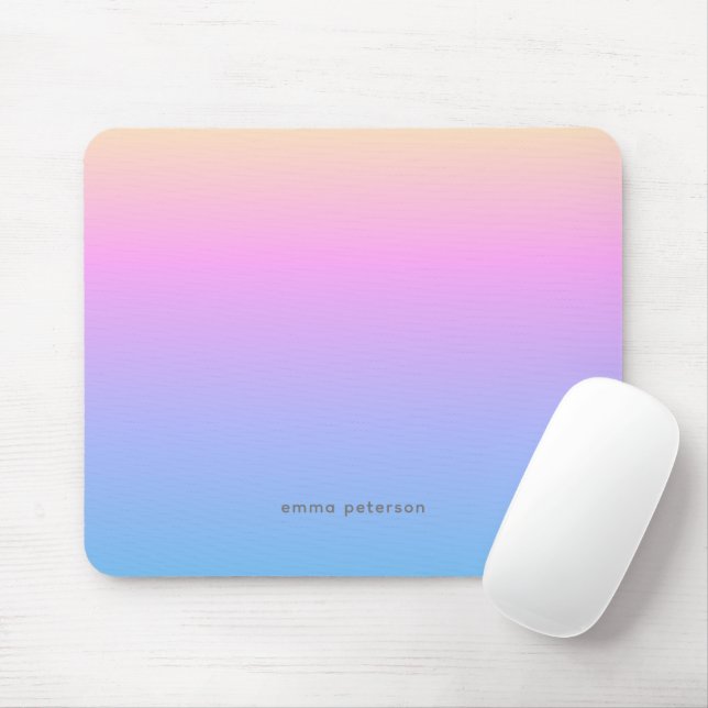 Tapis De Souris Joli coucher de soleil d'été Gradient (Avec souris)