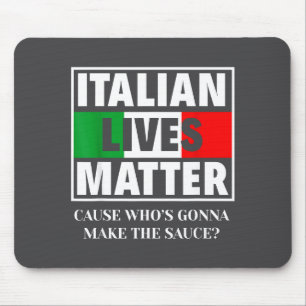 Tapis De Souris Joli cuisinier italien Italie Italien