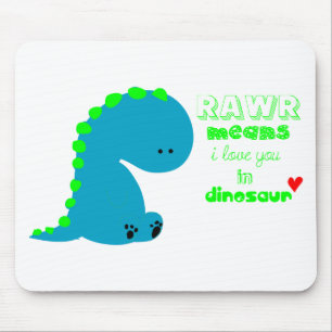 Tapis De Souris Joli Dinosaure RAWR