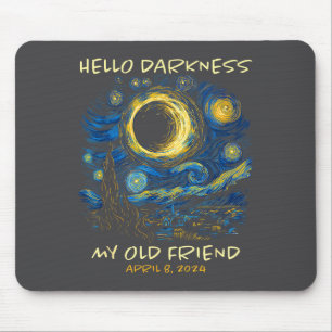 Tapis De Souris Joli Hello Darkness Van Gogh Solaire