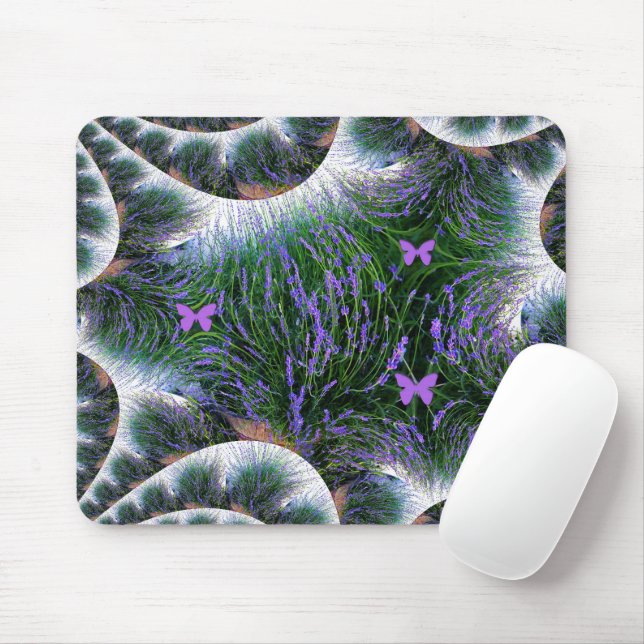 Tapis De Souris Joli jardin de lavande....... (Avec souris)