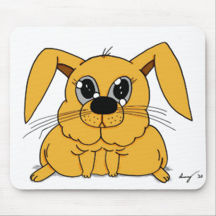 Tapis De Souris Joli lapin gras Mousepad