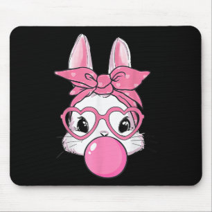 Tapis De Souris Joli lapin Lapin Feu de bulle de gomme Jour de Pâq