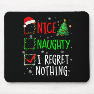 Tapis De Souris Joli méchant je ne regrette rien liste de Noël Pèr