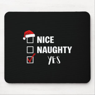 Tapis De Souris Joli méchant oui - Drôle de Père Noël Noël