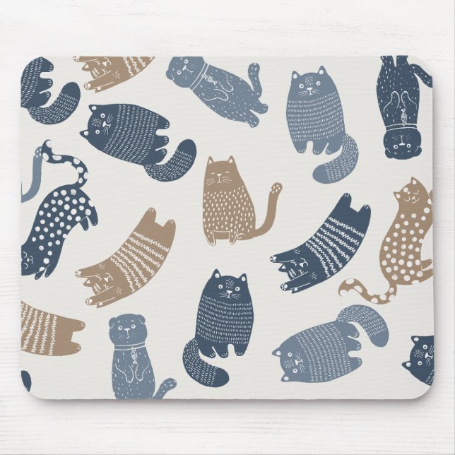 Tapis De Souris Joli Motif de chat HP (Devant)