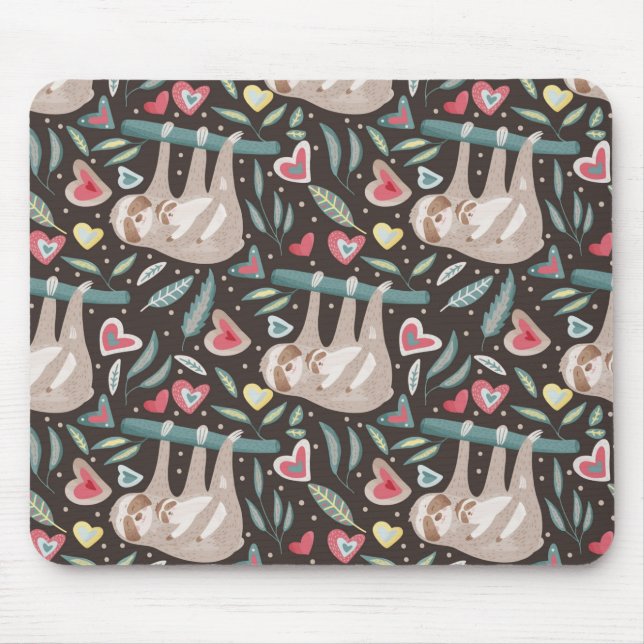 Tapis De Souris Joli Motif de fentes (Devant)