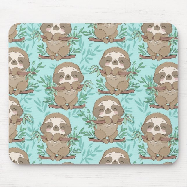 Tapis De Souris Joli Motif de fentes (Devant)