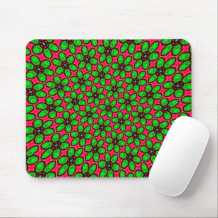 Tapis De Souris Joli Motif de fleurs Abstraites