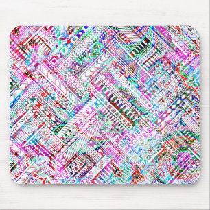 Tapis De Souris Joli motif tribal coloré