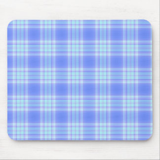 Tapis De Souris Joli Pastel Blue Plaid Mousepad