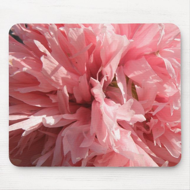 Tapis De Souris Joli Pavot Rose Pavot Mousepad (Devant)
