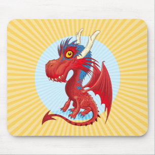 Tapis De Souris Joli petit dragon Souris
