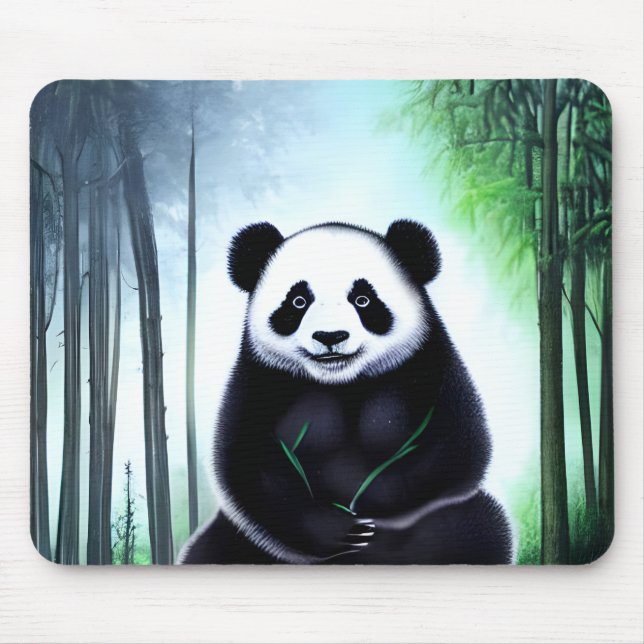 Tapis De Souris Joli Petit Petit Petit Petit Petit Boeuf De Panda (Devant)