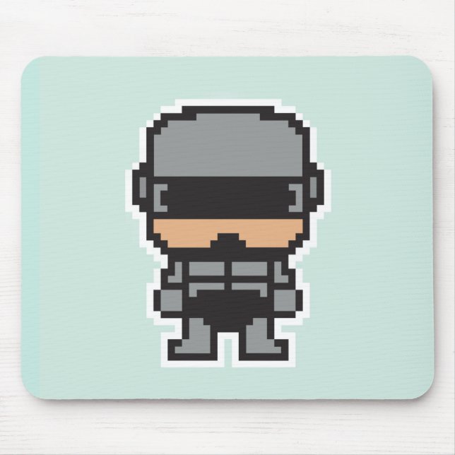 Tapis De Souris Joli robotCop pixélisé  (Devant)
