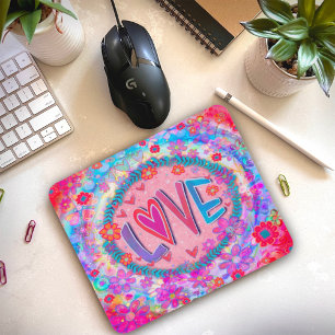 Tapis De Souris Joli rose amour Inspirivity Mousepad