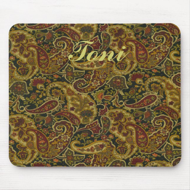 Tapis De Souris Jolie conception Mousepad d'impression de Paisley (Devant)