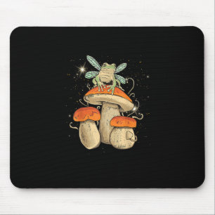 Tapis De Souris Jolie esthétique Cottagecore Champignon Grenouille
