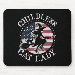 Tapis De Souris Jolie Femme De Chat Sans Enfant En Sorcières Maléf