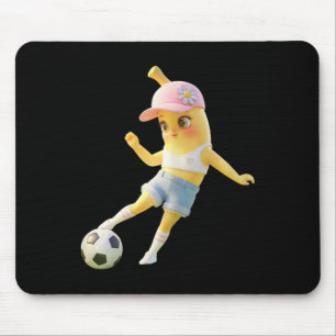 Tapis De Souris Jolie fille au football Bynana, T-shirt drôle de j