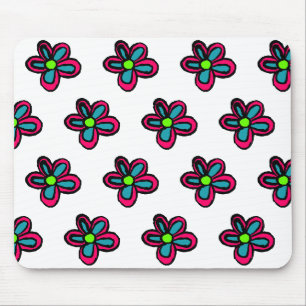 Tapis De Souris Jolie Fleur Rose