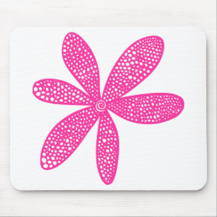 Tapis De Souris Jolie fleur - rose indien