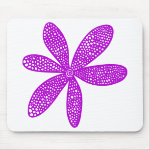 Tapis De Souris Jolie Fleur - Violet