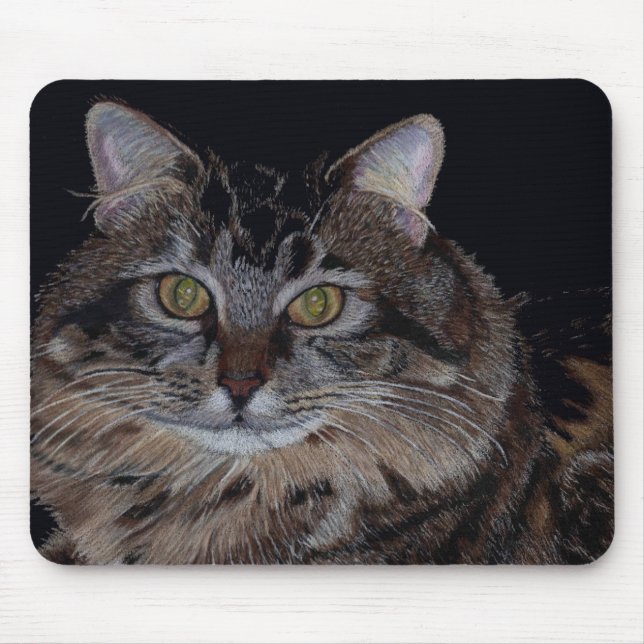 Tapis De Souris Jolie Maine Coon Cat (Devant)