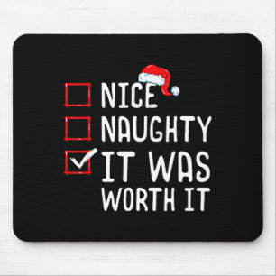 Tapis De Souris Jolie méchante ça valait le coup liste de Noël