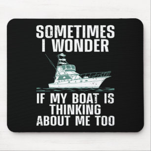 Tapis De Souris Jolie œuvre d'art de bateau pour hommes femmes cap