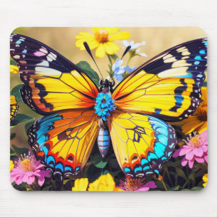 Tapis De Souris Jolie papillon coloré Art