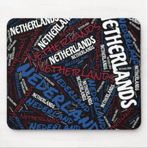 Tapis De Souris Jolie Pays-Bas couleurs drapeau Patriotique