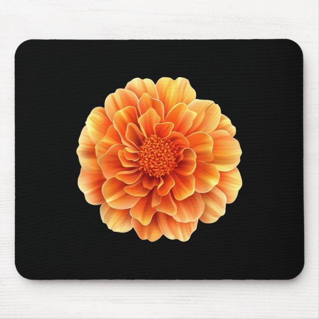 Tapis De Souris Jolie saison des fleurs de Marigold (Devant)