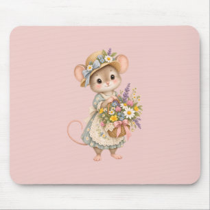 Tapis De Souris Jolie Souris des Bois – Cottage Européen