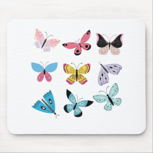 Tapis De Souris Jolies papillons