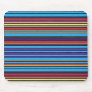 Tapis De Souris Jolies rayures bleu violet