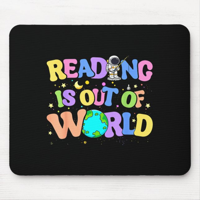 Tapis De Souris Jolis livres d'espace de lecture mignons (Devant)