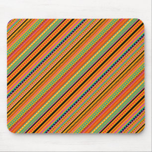 Tapis De Souris Jolis motifs aztèques natifs colorés design