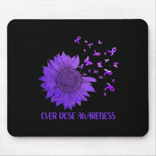 Tapis De Souris Jolis Papillons de Marguerite Ruban Violet Surdosa