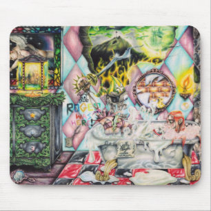 Tapis De Souris Jolly roger du pirate fantôme - OEuvre d'art