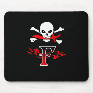 Tapis De Souris Jolly Roger F Monogram Initial
